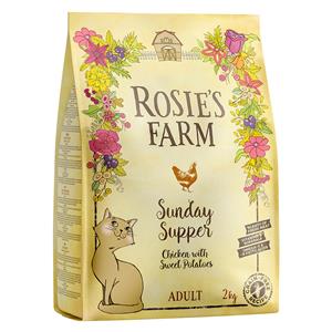 2kg Rosie's Farm Adult Kip met Zoete Aardappel Kattenvoer droog