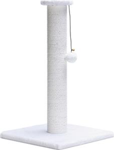 Beeztees Serpa XL - Krabpaal - Wit - 35x35x60 cm
