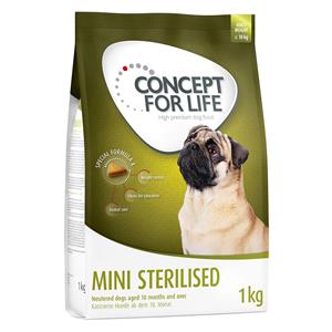 Concept for Life 1 kg Mini Sterilised  Hundefutter trocken