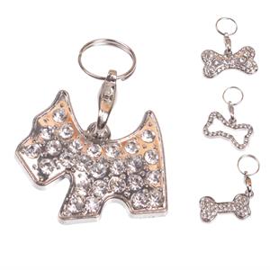 nobleza Honden halsband hanger met briljantjes