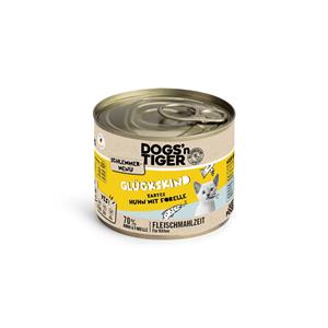 Voordeelpakket: 12x200g Dogs'n Tiger Snackmenu Kip met Forel I Kitten kattenvoer nat