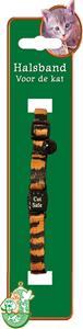 Kattenhalsband nylon tijger print - Gebr de boon