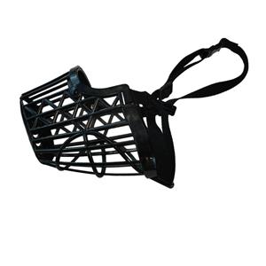 Nobleza Honden muilkorf - Kunststof - Zwart - Maat XL