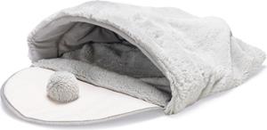 Beeztees Kitten Speelzak Hakuna - Kattenspeelgoed - Pluche - Grijs - 50x40x15 cm