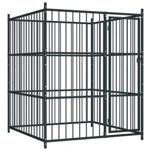 vidaXL Hondenkennel voor buiten 150x150x185 cm