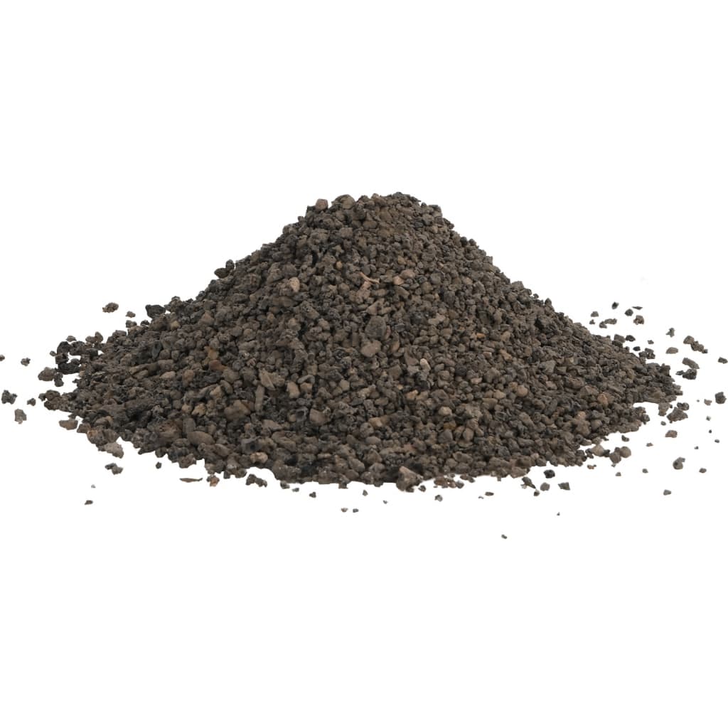 vidaxl Basaltgrind 10 kg 3-5 mm zwart