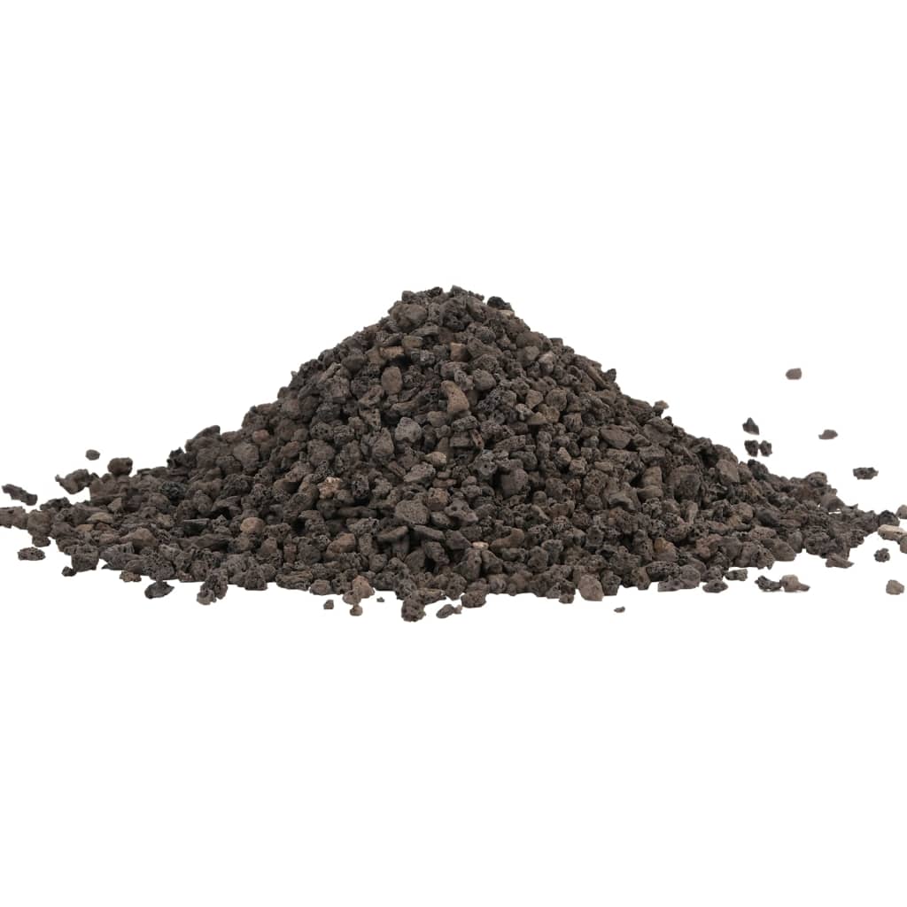 vidaxl Basaltgrind 10 kg 5-8 mm zwart
