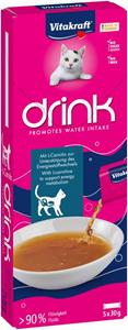 Vitakraft - Drink with Salmon Flavour and L-Carnitine - 5x30g