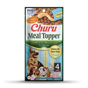 Inaba Churu Meal Topper hond Kip met kaas