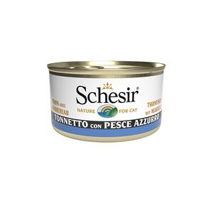 Schesir Tonijn in Gelei 6 x 85 g Kattenvoer - Tonijn met Makreel