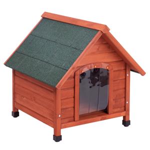 Zooplus Exclusive S: L 76 x B 72 x H 76 cm - Spike Comfort Hondenhok met Kunststof Deur