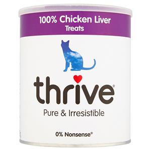 135g Thrive! Gevriesdroogde kippenlever kattensnacks in de Maxi Tube
