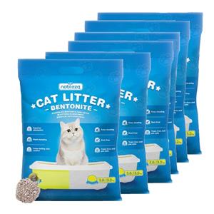 Nobleza kattenbakvulling - Bentoniet - Naturel - 6 x 3,8 L