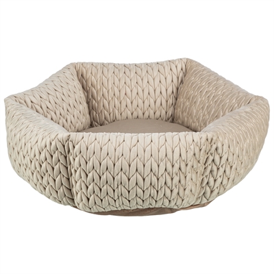 Trixie bed Livia Ø50cm, zand hond