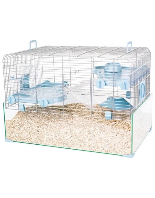 Zolux Panas 60 Knaagdierkooi 59x39x40CM Blauw