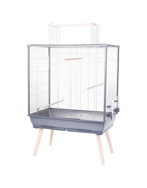 Zolux Neolife 80 Vogelkooi 81x48x130CM Grijs