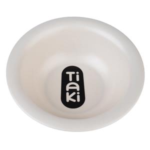 TIAKI bamboe voerbak voor katten 300 ml, ca. &Oslash; 15,5 cm, voor katten en honden
