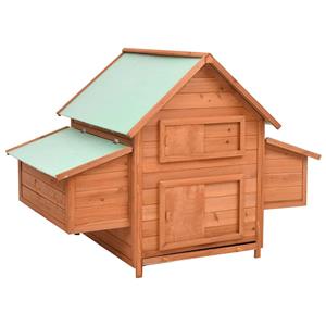 VidaXL Kippenhok 150x96x110 cm massief vurenhout