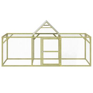 vidaXL Kippenhok 300x100x150 cm geïmpregneerd massief grenenhout