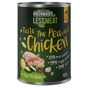 Greenwoods Minder Vlees Erwten Sterke Erwten 6 x 400 g - Kip