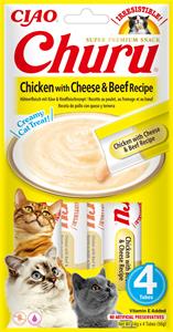 Inaba Churu kat Puree Kip met rund en kaas