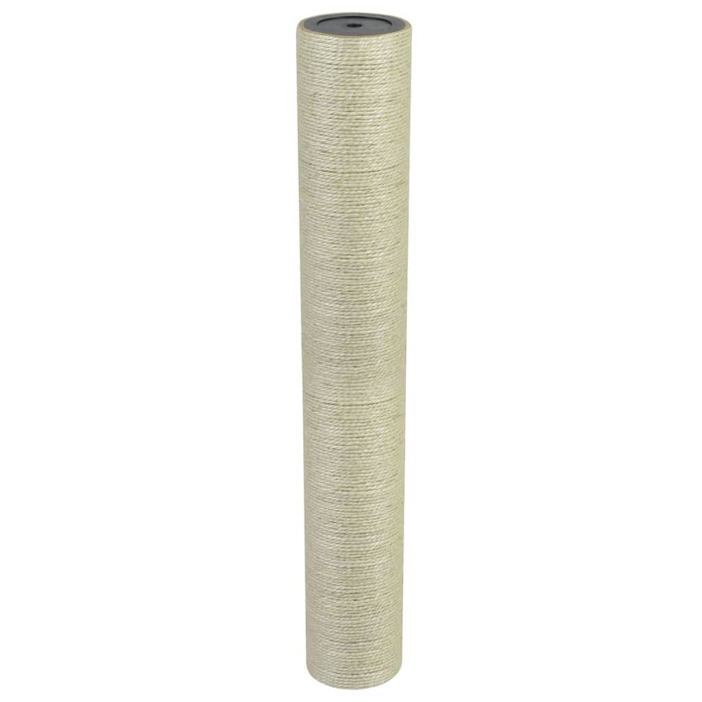 VidaXL Kattenkrabpaal 8x55 cm 8 mm beige