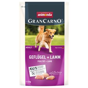4kg animonda GranCarno Adult Gevogelte + Lam droogvoer voor honden