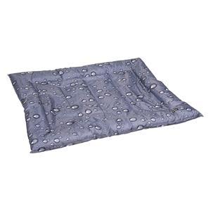 Flamingo koelbed Fresk Drop, grijs maat L: 91x76cm hond