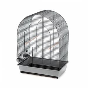 Duvo+ Vogelkooi Lusi 3 Grijs/Zwart