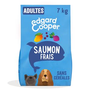 7kg Edgard & Cooper Adult zalm zonder granen - Droog hondenvoer