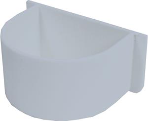 De Boon Papegaaienpot Plastic Wit