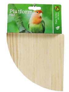 De Boon Platform Hout Hoekmodel Rond 15X15CM
