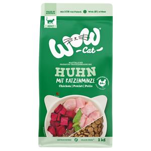 2kg Wow Cat Adult met kip droogvoer voor katten