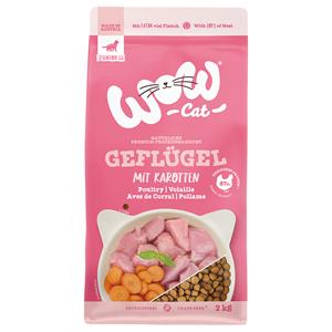 2kg Wow Cat Junior met gevogelte droogvoer voor katten