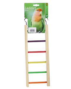 De Boon Ladder Hout 6-Traps Gekleurd 37CM