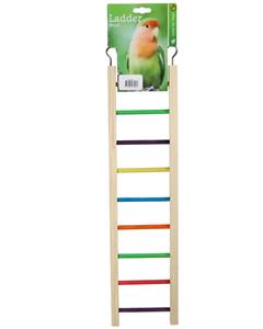 De Boon Ladder Hout 9-Traps Gekleurd 54CM