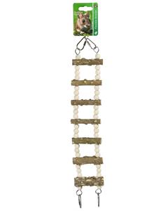 De Boon Ladder/Brug Hout + Kralen 29CM