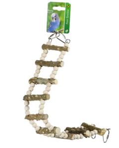 De Boon Ladder/Brug Hout + Kralen 46CM