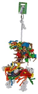 De Boon Klossengordijn met Touw 45CM