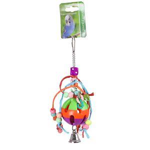 De Boon Bal + Bel + Raffia + Kralen 23CM