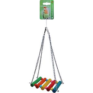 De Boon Hangbrug Hout + Kralen 30CM