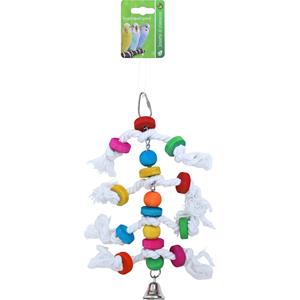 De Boon Touwladder + Houten Klos + Metalen Bel 30CM