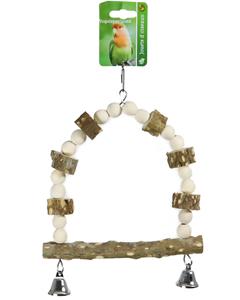 De Boon Schommel Peperhout + Houtkralen + Bel 30CM