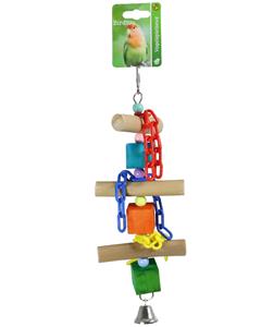 De Boon Ladder Hout + Kralen + Bel 30CM