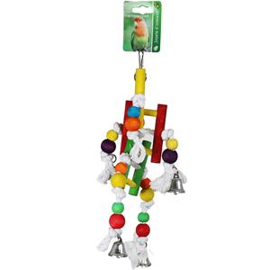 De Boon Trippeltrap met Bellen en Houten Kralen 33CM