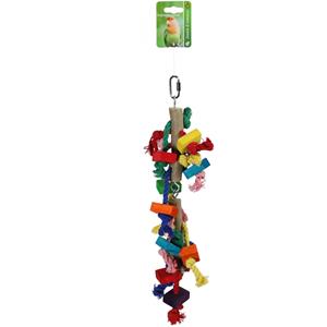De Boon Slinger Hout + Touw + Blok 45CM