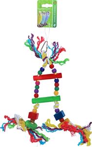 De Boon Touwladder met Kralen 2-Traps 25CM
