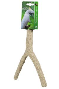 De Boon Zitstok Koraalzand + Schroefdraad Vertakt 25CM
