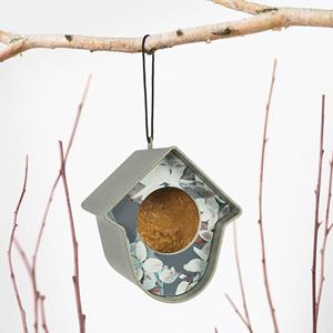 Singing Friend Evie Feeder 100% Recycled Antraciet Blauw - 12,5x13,5x15cm