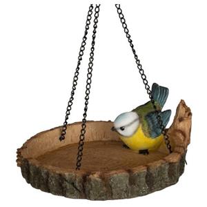 Wildbird Pimpelmees op hangende voederschaal